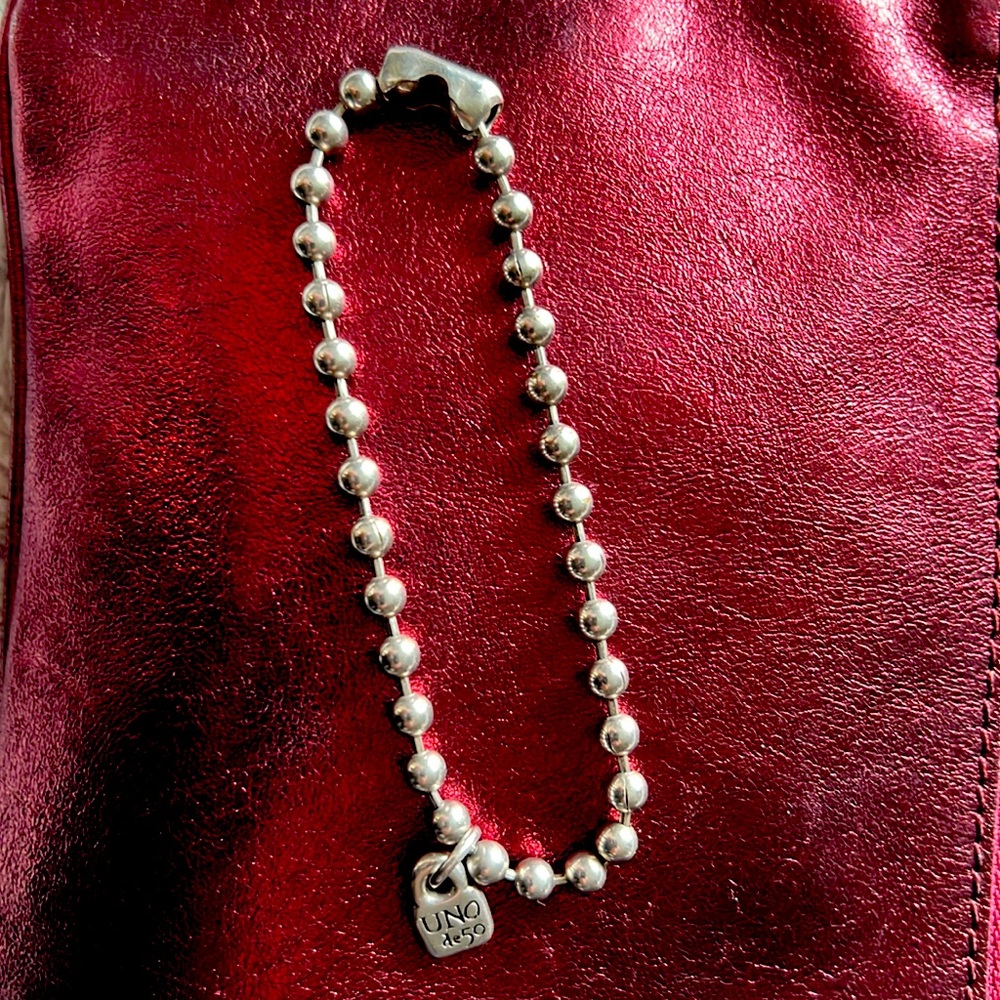 Uno de 50 silver bracelet